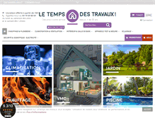 Tablet Screenshot of letempsdestravaux.com